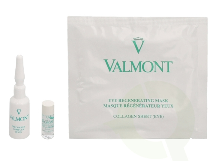 Valmont Eye Regenerating Mask Treatment 42.6 ml Collagen Sheet 10x0,4gr/Precursor Complex 5x7ml/Collagen Post Treatment 2x1,8 ml i gruppen HELSE OG SKJØNNHET / Hudpleie / Ansikt hos TP E-commerce Nordic AB (D35518)
