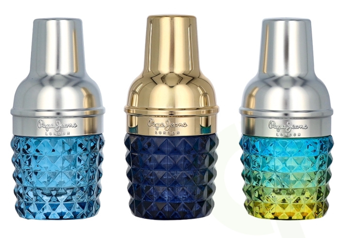 Pepe Jeans For Him Giftset 45 ml Life Is Now 15ml/Cocktail 15ml/Celebrate 15ml i gruppen HELSE OG SKJØNNHET / Duft og parfyme / Parfyme / Parfyme for han hos TP E-commerce Nordic AB (D35565)