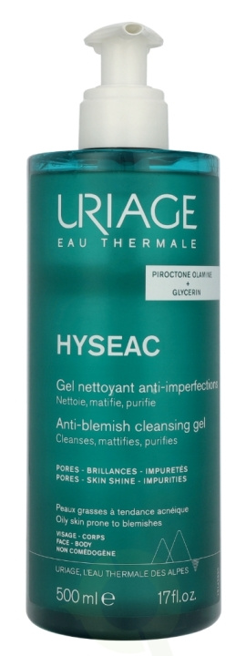 Uriage Hyseac Cleansing Gel 500 ml i gruppen HELSE OG SKJØNNHET / Hudpleie / Ansikt / Rengjøring hos TP E-commerce Nordic AB (D35584)