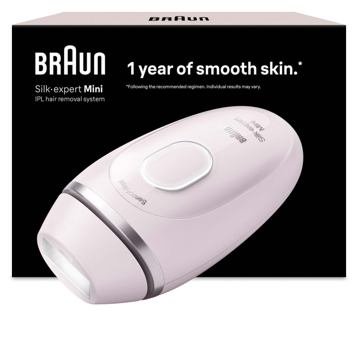 Braun IPL Silk·expert Mini, Hemma PL1100 PINK i gruppen HELSE OG SKJØNNHET / Hår & styling / Hårfjerning / IPL og laser hos TP E-commerce Nordic AB (D35640)