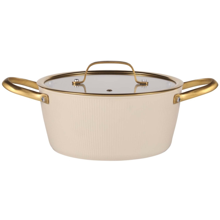 Maku Gryta Maku beige 24 cm 4,4 L i gruppen HJEM, HUS OG HAGE / Kjøkkenutstyr / Gryter og kjeler hos TP E-commerce Nordic AB (D35658)