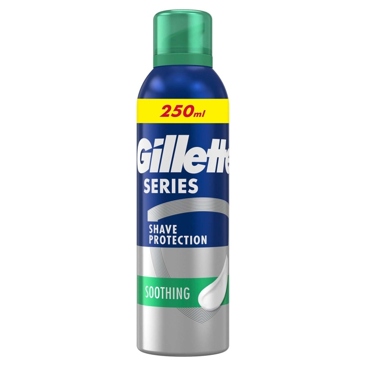 Gillette Rakskum Soothing, Lugnande med Aloe Vera, 250ml i gruppen HELSE OG SKJØNNHET / Hår & styling / Barbering og trimming / Barberhøvler og tilbehør hos TP E-commerce Nordic AB (D35775)