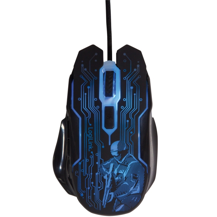 LogiLink Gamingmus USB 6-knappar 2400 dpi i gruppen Datautstyr / GAMING / Mus hos TP E-commerce Nordic AB (D35818)