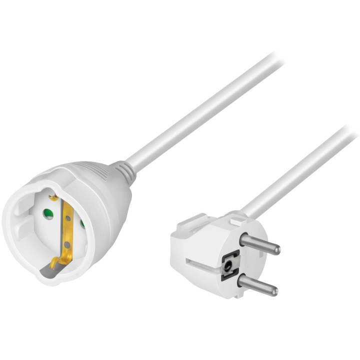 LogiLink Förlängningskabel Jordad Inomhus Vit 10m i gruppen HJEM, HUS OG HAGE / El og belysning / Grenuttak hos TP E-commerce Nordic AB (D35825)