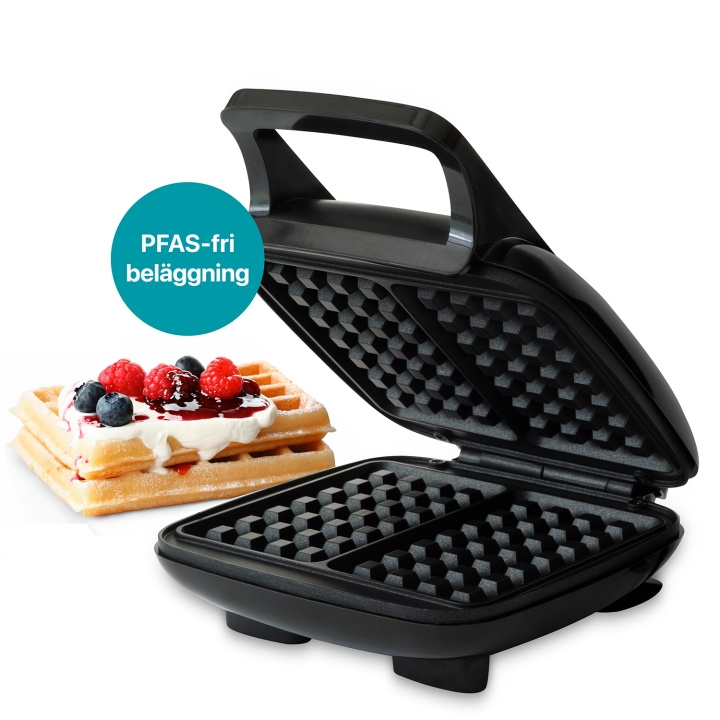 Champion Belgiskt Våffeljärn Health Dubbelt 1000W BW400 Svart i gruppen HJEM, HUS OG HAGE / Husholdningsapparater / Vaffeljern hos TP E-commerce Nordic AB (D35838)
