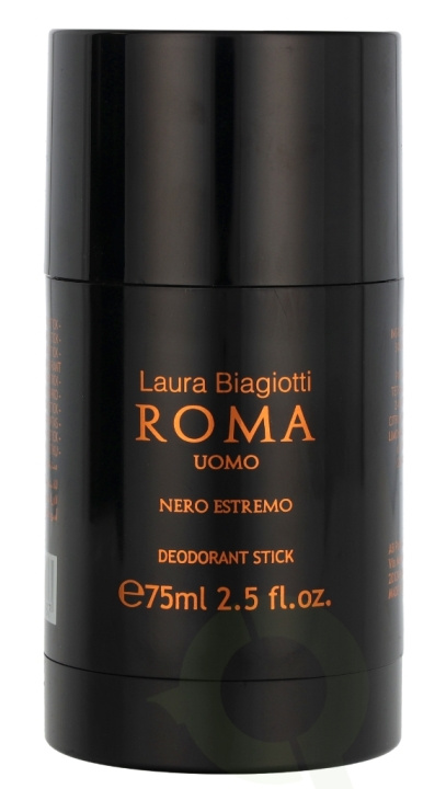 Laura Biagiotti Roma Uomo Nero Estremo Deostick 75 ml i gruppen HELSE OG SKJØNNHET / Duft og parfyme / Deodorant hos TP E-commerce Nordic AB (D35864)