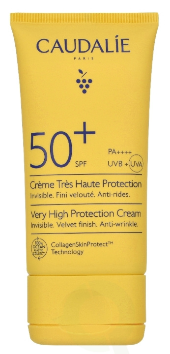 Caudalie Vinosun Protect Very High Protection Face Cream 50 ml i gruppen HELSE OG SKJØNNHET / Hudpleie / Ansikt / Dagkrem hos TP E-commerce Nordic AB (D35870)