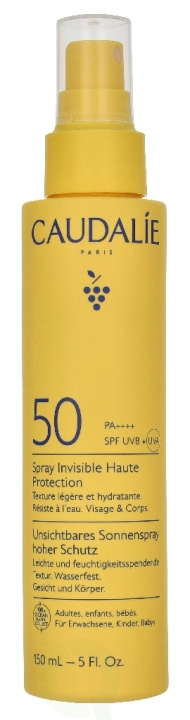 Caudalie Vinosun Protect Invisible Spray High Protection SPF50 150 ml i gruppen HELSE OG SKJØNNHET / Hudpleie / Soling / Solkrem hos TP E-commerce Nordic AB (D35871)