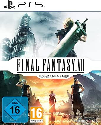 Final Fantasy VII (7) Remake Intergrade and Final Final Fantasy VII Rebirth twin pack (PS5) i gruppen Elektronikk / TV-spill & tilbehør / Sony PlayStation 5 / Spill hos TP E-commerce Nordic AB (D36015)