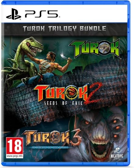 Turok Trilogy Bundle (PS5) i gruppen Elektronikk / TV-spill & tilbehør / Sony PlayStation 5 / Spill hos TP E-commerce Nordic AB (D36054)