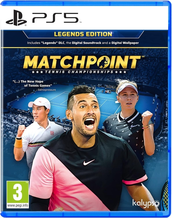 Matchpoint: Tennis Championships - Legends Edition (FR/Multi in game) (PS5) i gruppen Elektronikk / TV-spill & tilbehør / Sony PlayStation 5 / Spill hos TP E-commerce Nordic AB (D36234)