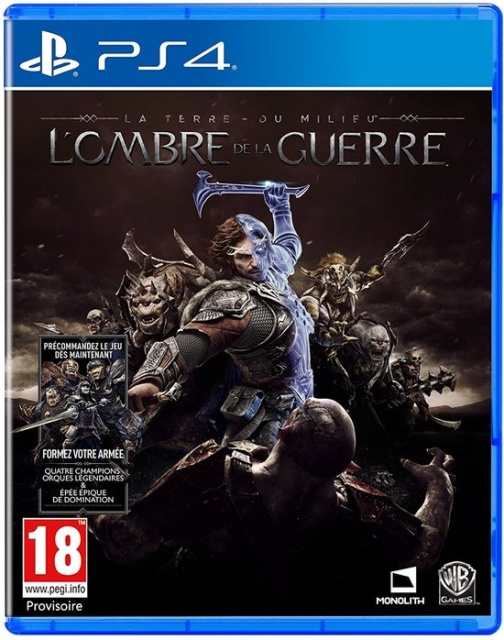 WARNER HOME VIDEO Middle-Earth: Shadow Of War i gruppen Elektronikk / TV-spill & tilbehør / Sony PlayStation 4 / Spill hos TP E-commerce Nordic AB (D36444)