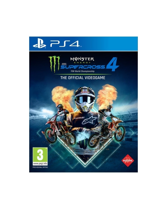 Milestone Monster Energy Supercross - The Official Videogame 4 i gruppen Elektronikk / TV-spill & tilbehør / Sony PlayStation 4 / Spill hos TP E-commerce Nordic AB (D36461)