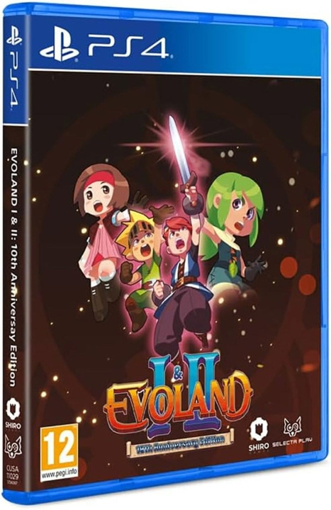 Selecta Play Evoland 1 and 2 - 10th Anniversary Edition i gruppen Elektronikk / TV-spill & tilbehør / Sony PlayStation 4 / Spill hos TP E-commerce Nordic AB (D36499)