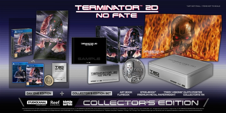 Reef Terminator 2D: No Fate (Collector\'s Edition) i gruppen Elektronikk / TV-spill & tilbehør / Sony PlayStation 4 / Spill hos TP E-commerce Nordic AB (D36521)