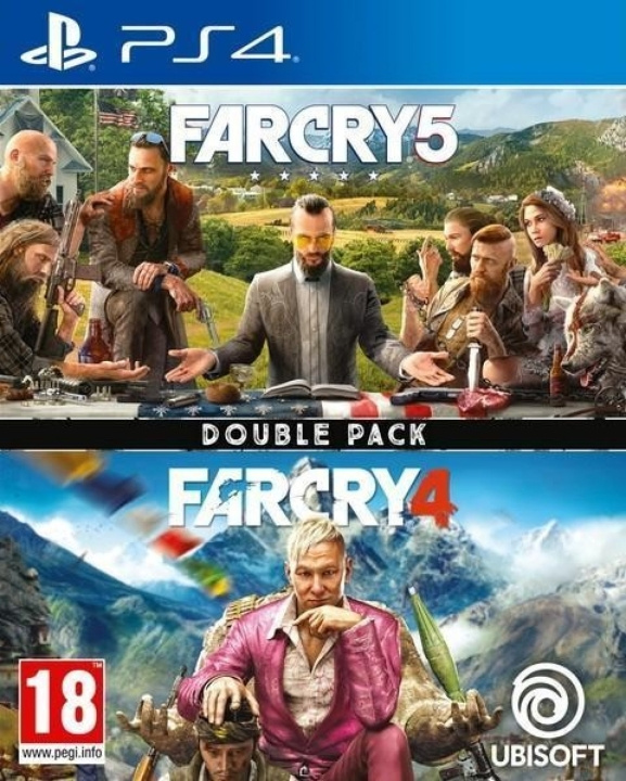Ubisoft Far Cry 4 & Far Cry 5 Double Pack - PlayStation 4 i gruppen Elektronikk / TV-spill & tilbehør / Sony PlayStation 4 / Spill hos TP E-commerce Nordic AB (D36535)