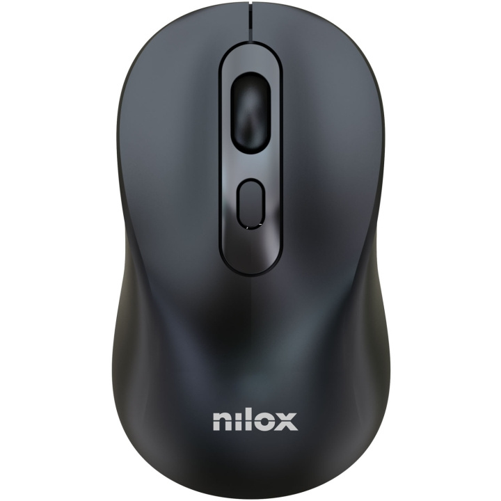Nilox Trådlös mus Dual Mode (BT + 2,4 GHz) Uppladdningsbar Svart i gruppen Datautstyr / Mus & Tastatur / Mus hos TP E-commerce Nordic AB (D36555)