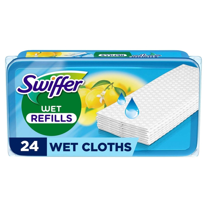 Swiffer Dammvippa refiller 48st 2x24 Fuktiga med citrusdoft i gruppen HJEM, HUS OG HAGE / Rengjøringsprodukter / Vaskerom hos TP E-commerce Nordic AB (D36587)