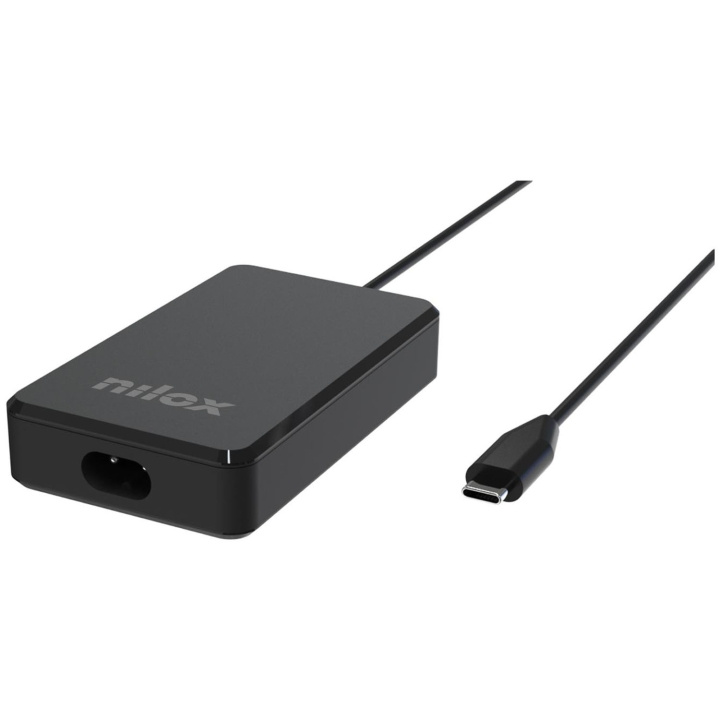 Nilox Laptopladdare USB-C 90W i gruppen Datautstyr / Bærbare datamaskiner og tilbehør / Lader hos TP E-commerce Nordic AB (D36594)
