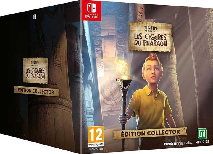 Tintin Reporter Cigars of the Pharaoh (Collector Edition) (Switch) i gruppen Elektronikk / TV-spill & tilbehør / Nintendo Switch / Spel hos TP E-commerce Nordic AB (D36603)