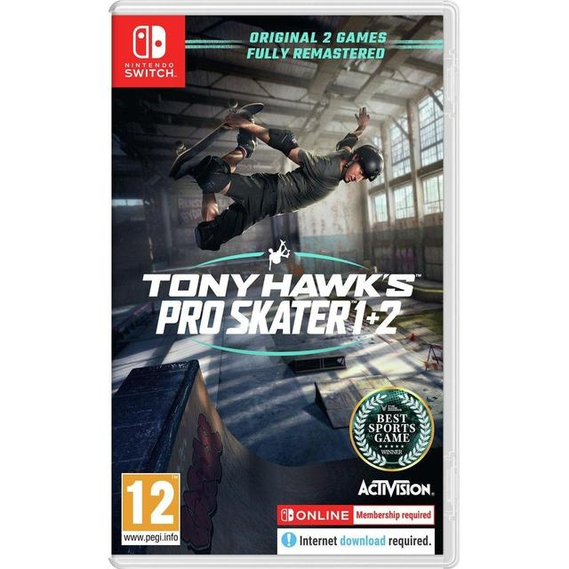 Tony Hawk\'s Pro Skater 1+2 (Switch) i gruppen Elektronikk / TV-spill & tilbehør / Nintendo Switch / Spel hos TP E-commerce Nordic AB (D36610)