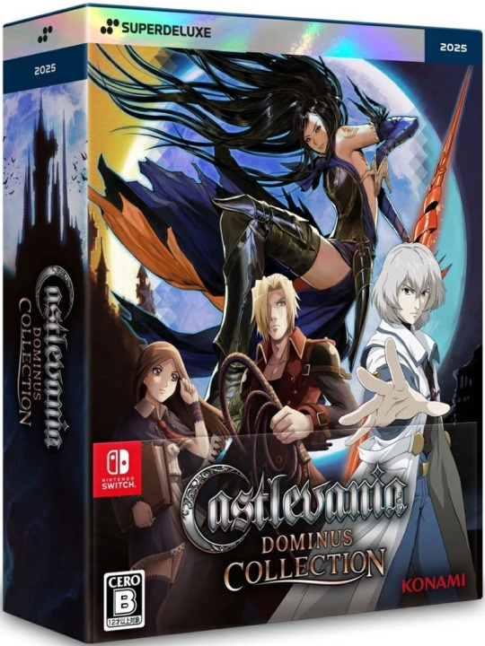 Castlevania Dominus Collection (Deluxe Edition (Multi in Language/Import) (Switch) i gruppen Elektronikk / TV-spill & tilbehør / Nintendo Switch / Spel hos TP E-commerce Nordic AB (D36656)