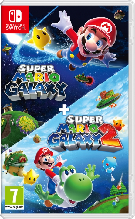 Super Mario Galaxy and Super Mario Galaxy 2 (Switch) i gruppen Elektronikk / TV-spill & tilbehør / Nintendo Switch / Spel hos TP E-commerce Nordic AB (D36684)