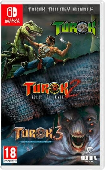 Turok Trilogy Bundle (Switch) i gruppen Elektronikk / TV-spill & tilbehør / Nintendo Switch / Spel hos TP E-commerce Nordic AB (D36704)