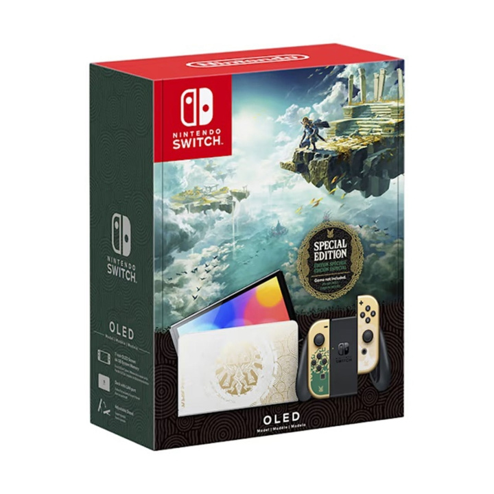 Switch OLED Console (The Legend of Zelda: Tears of the Kingdom Edition) (Switch) i gruppen Elektronikk / TV-spill & tilbehør / Nintendo Switch / Spel hos TP E-commerce Nordic AB (D36735)