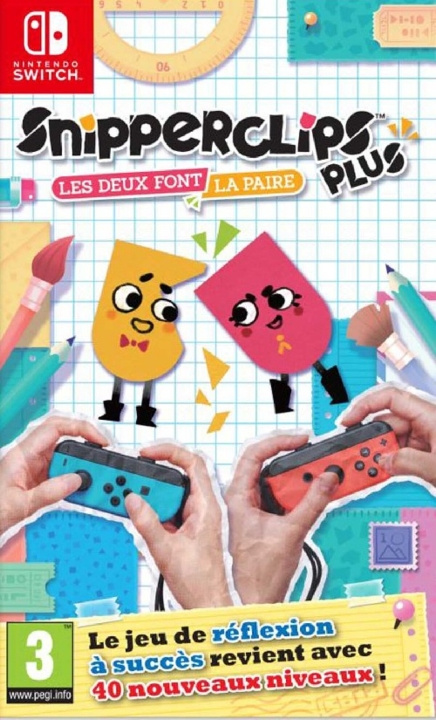 Snipperclips Plus (FR/Multi in Game) (Switch) i gruppen Elektronikk / TV-spill & tilbehør / Nintendo Switch / Spel hos TP E-commerce Nordic AB (D36799)
