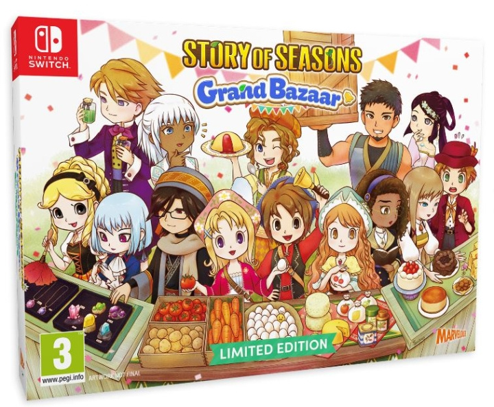 Story of Seasons: Grand Bazaar (Limited Edition) (Switch) i gruppen Elektronikk / TV-spill & tilbehør / Nintendo Switch / Spel hos TP E-commerce Nordic AB (D36932)