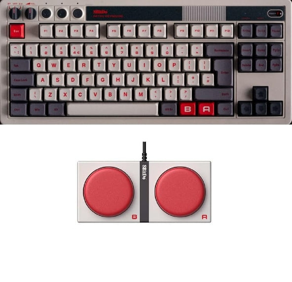 8BitDo – Retro 108 mekanisk tastatur – N Edition (Storbritannia) i gruppen Datautstyr / Mus & Tastatur / Tastatur hos TP E-commerce Nordic AB (D37039)