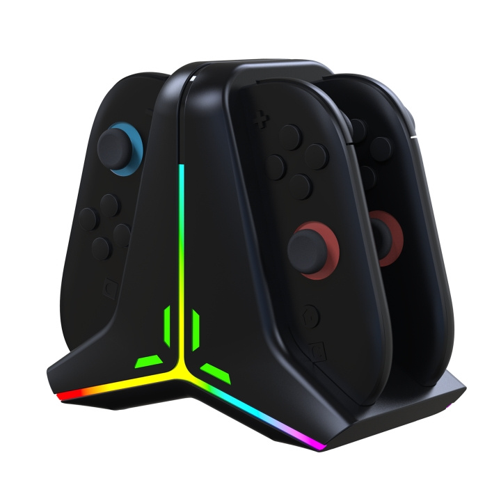 Snakebyte Quad Charge Joy Con i gruppen Elektronikk / TV-spill & tilbehør / Nintendo Switch 2 / Tilbehør hos TP E-commerce Nordic AB (D37055)