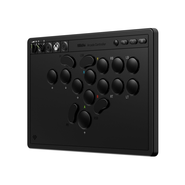 8Bitdo Arcade-kontroller Xbox/PC – svart i gruppen Elektronikk / TV-spill & tilbehør / Xbox hos TP E-commerce Nordic AB (D37058)