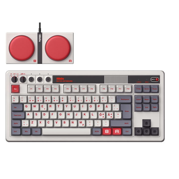 8BitDo - Retro 108 mekanisk tastatur - N Edition i gruppen Datautstyr / Mus & Tastatur / Tastatur hos TP E-commerce Nordic AB (D37091)