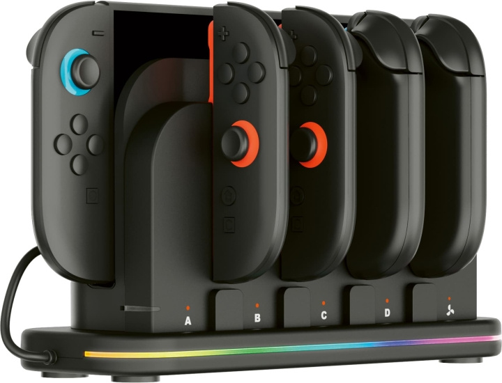 NACON Multicharge Dock Nintendo Switch 2 i gruppen Elektronikk / TV-spill & tilbehør / Nintendo Switch 2 / Tilbehør hos TP E-commerce Nordic AB (D37173)