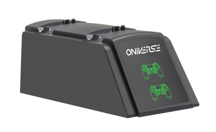 Oniverse - Hurtigladestasjon (svart) - PS4 i gruppen Elektronikk / TV-spill & tilbehør / Sony PlayStation 5 / Tilbehør hos TP E-commerce Nordic AB (D37181)