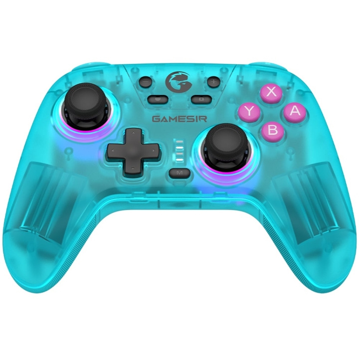 GameSir Nova HD Multiplatform Gamepad (Hall-Effect Sticks) – Neon Teal i gruppen Elektronikk / TV-spill & tilbehør / Nintendo Switch hos TP E-commerce Nordic AB (D37191)