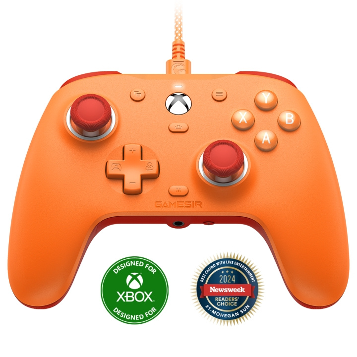 GameSir G7 SE Multiplatform Gamepad (Hall-Effect Sticks) – Vibrant Orange i gruppen Elektronikk / TV-spill & tilbehør / Xbox Series X hos TP E-commerce Nordic AB (D37205)