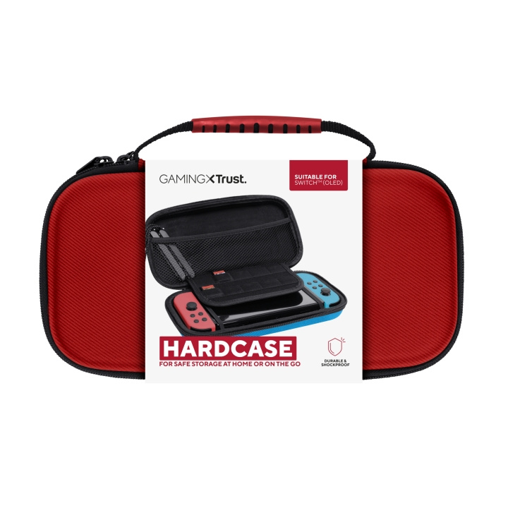 Trust GXT1248S Hardcase for NSW – rød og blå i gruppen Elektronikk / TV-spill & tilbehør / Nintendo Switch / Tilbehør hos TP E-commerce Nordic AB (D37214)