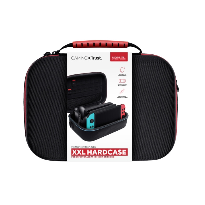 Trust GXT1247 XXL Hardcase for NSW - XXL i gruppen Elektronikk / TV-spill & tilbehør / Nintendo Switch / Tilbehør hos TP E-commerce Nordic AB (D37215)