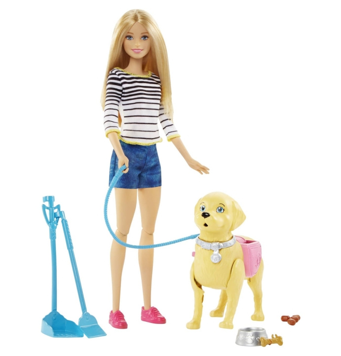 Barbie Walk and Potty Pup (DWJ68) i gruppen LEKER, BARN OG BABY / Leker / Dukker & tilbehør hos TP E-commerce Nordic AB (D37247)