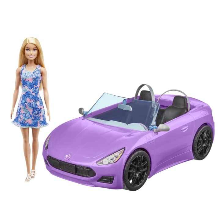 Barbie Kabriolet med dukke (HBY29) i gruppen LEKER, BARN OG BABY / Leker / Dukker & tilbehør hos TP E-commerce Nordic AB (D37249)