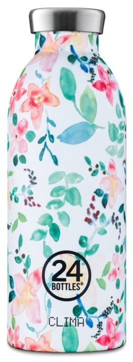 24Bottles Clima – Stone Finish – Little Buds – Multi/Mønster – 500 ml i gruppen SPORT, FRITID & HOBBY / Friluftsliv / Termoser og flasker hos TP E-commerce Nordic AB (D37387)