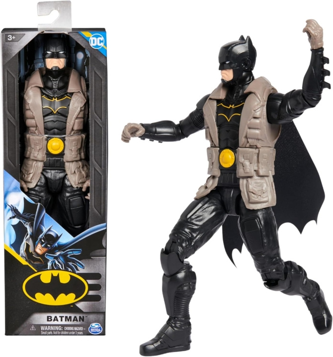 BATMAN 30 cm figur – «BATMAN» med vest i gruppen LEKER, BARN OG BABY / Leker / Figurer, miniatyrer og tilbehør hos TP E-commerce Nordic AB (D37393)