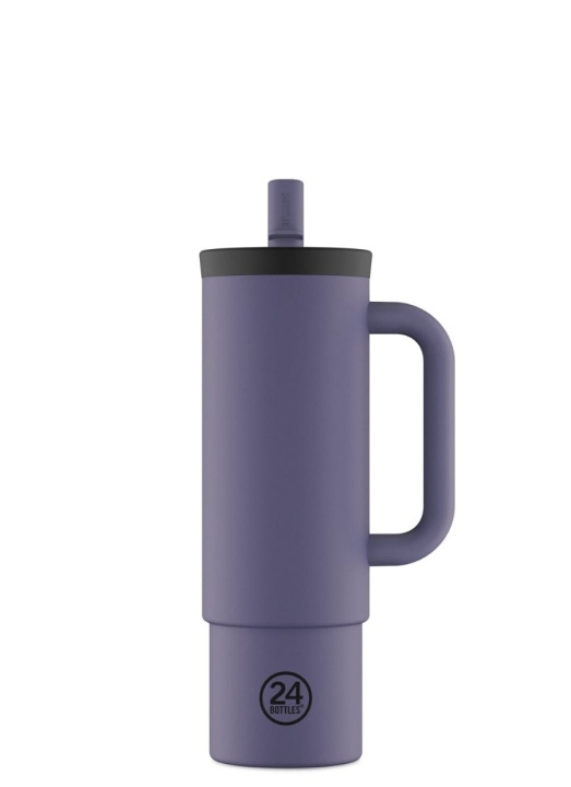 24Bottles Straw Cup – Dusk – 800 ml i gruppen SPORT, FRITID & HOBBY / Friluftsliv / Termoser og flasker hos TP E-commerce Nordic AB (D37460)