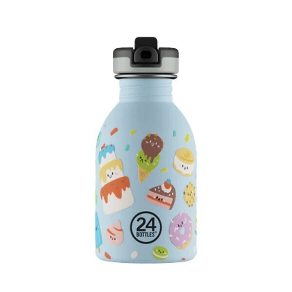 24Bottles Urban Bottle – Sweet Friends – Blå – 250 ml i gruppen SPORT, FRITID & HOBBY / Friluftsliv / Termoser og flasker hos TP E-commerce Nordic AB (D37466)