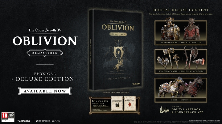The Elder Scrolls IV: Oblivion Remastered (Deluxe Edition) (XSeriesX) i gruppen Elektronikk / TV-spill & tilbehør / Xbox Series X / Spill hos TP E-commerce Nordic AB (D37512)