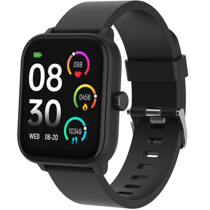Denver SmartWatch GPS IP68 Hälsokoll SWG-155B Svart i gruppen SPORT, FRITID & HOBBY / Smartwatch og Aktivitetsmålere / Smartwatches hos TP E-commerce Nordic AB (D37569)