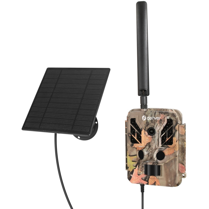 Denver Åtelkamera 4G Solcell IP67 WSL-8050 i gruppen Elektronikk / Foto og video / Viltkamera hos TP E-commerce Nordic AB (D37581)
